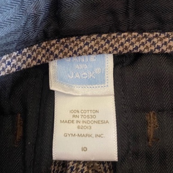 Janie And Jack Brown Pleated Dress Pants Boys Size 10 - Picture 2 of 4